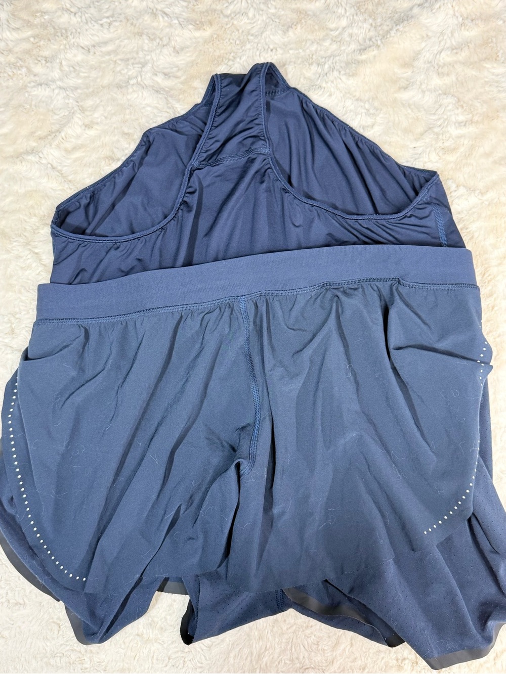 lululemon athletica Navy Women's Athletic Running Shorts - Picture 6 of 8